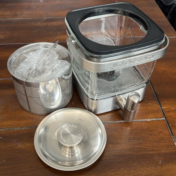 Kitchenaid 1919 28oz Cold Brew Coffee Maker Brushed Stainless Steel Preowned - Picture 4 of 8